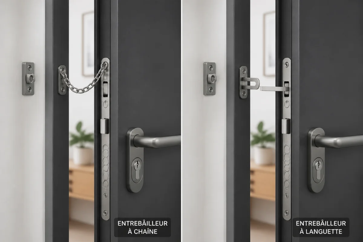 entrebâilleur porte blindée