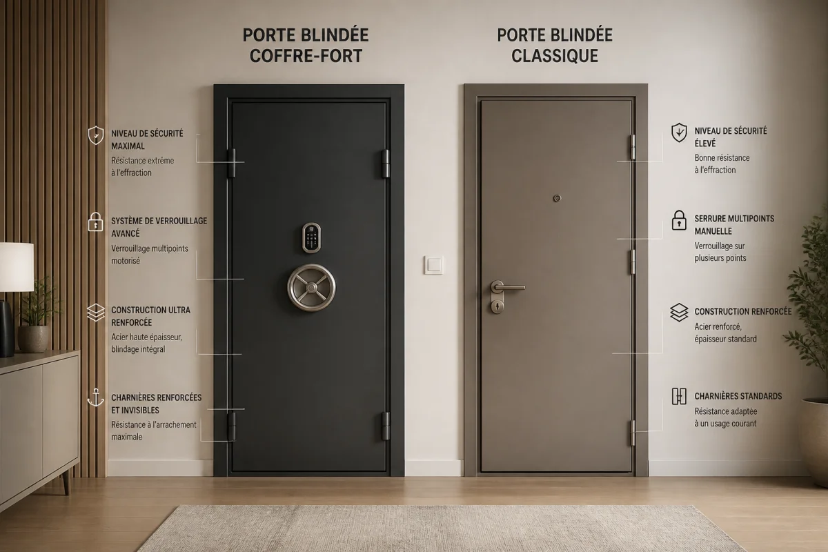 porte blindée coffre fort