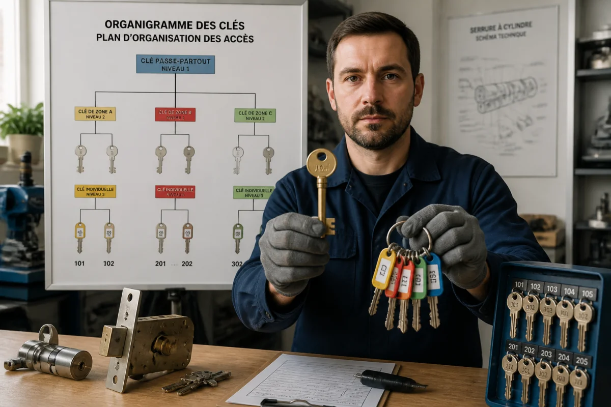 comment fonctionne une clé passe partout