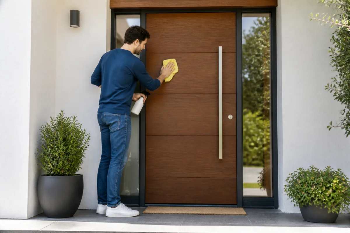 Entretenir sa porte d’entrée durablement