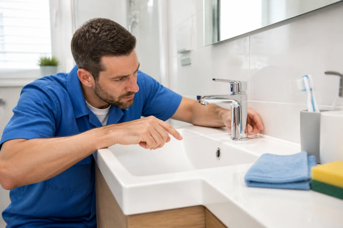 Entretien robinetterie et joints de salle de bain